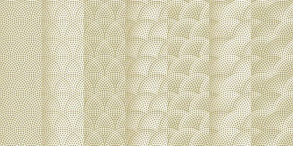 Conjunto de escamas de pescado patrones sin costura. Ilustración vectorial monocromática — Archivo Imágenes Vectoriales