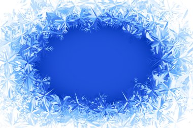 vektör frost çerçeve