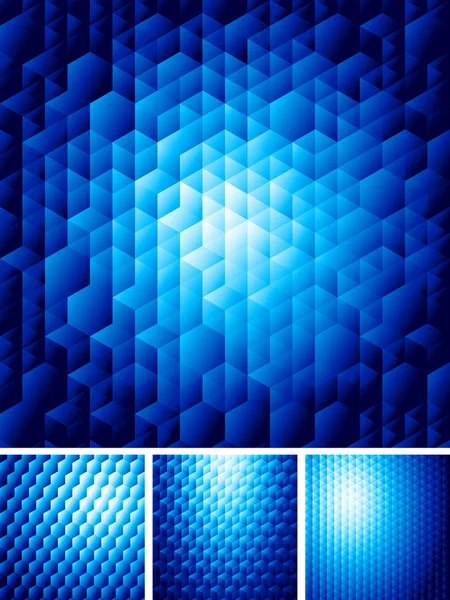 Abstrakt bakgrund med hexagoner — Stock vektor