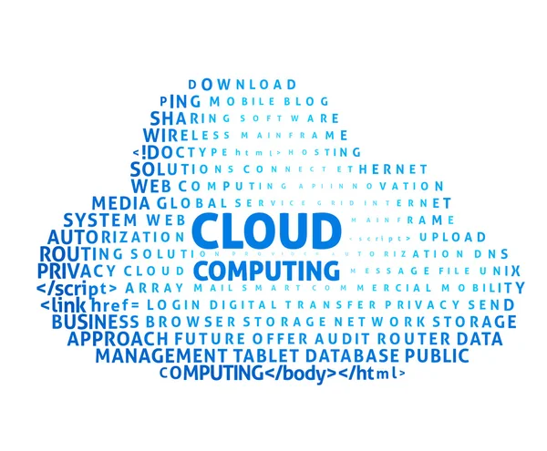 Computación en nube — Archivo Imágenes Vectoriales