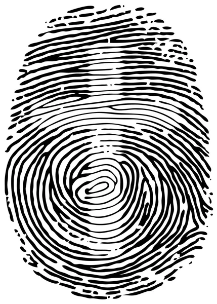 Thumb Print — Stock Vector