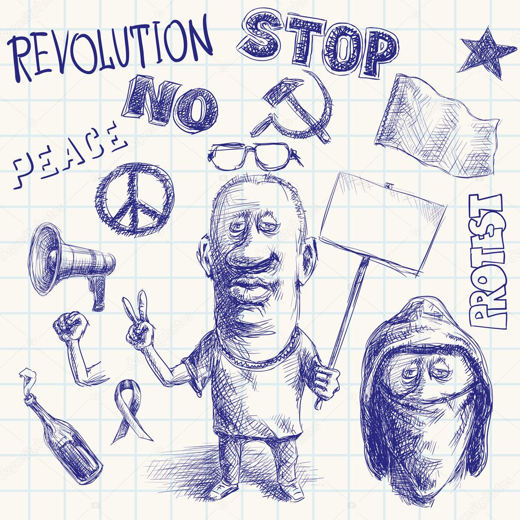 Protest doodle