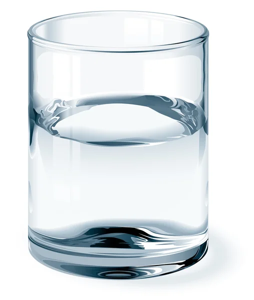 Vaso de agua — Vector de stock