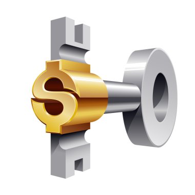 Altın dolar anahtar