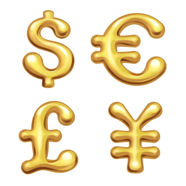 Currency symbols — Stock Vector