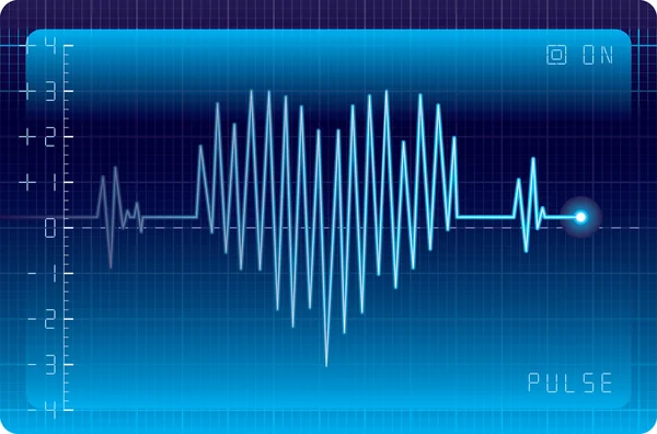 Серце ekg — стоковий вектор