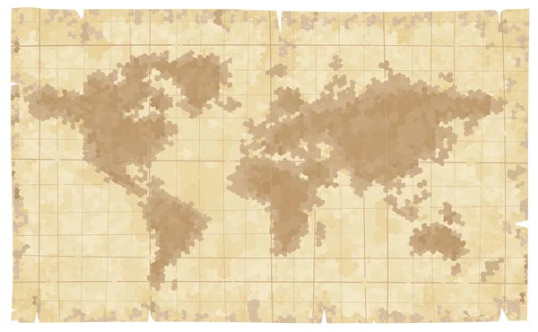 Carte du monde — Image vectorielle