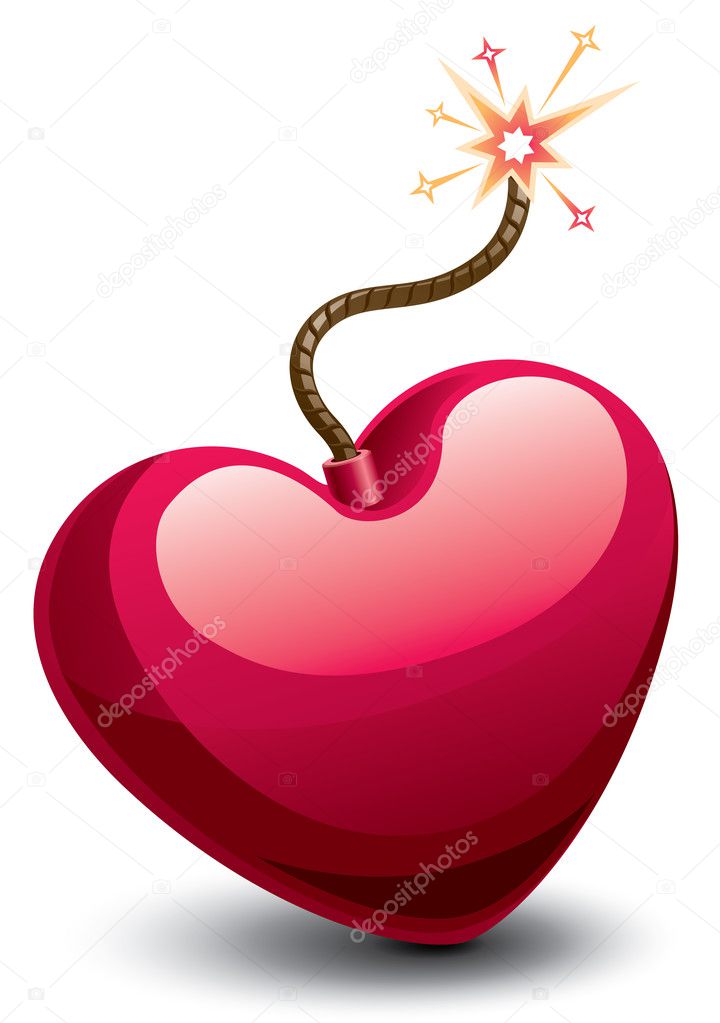 Love bomb Stock Vector Image by ©polygraphus 56284611