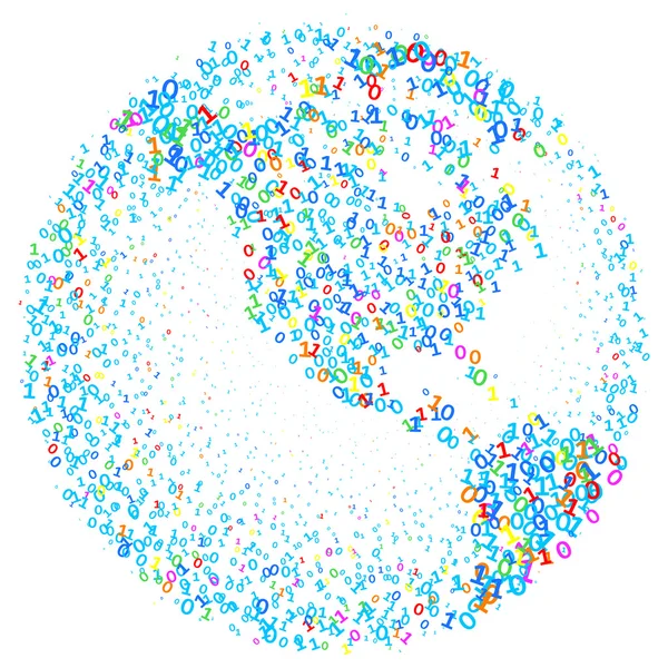 Globo digital —  Vetores de Stock