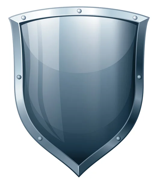 Metal shield — Stock Vector