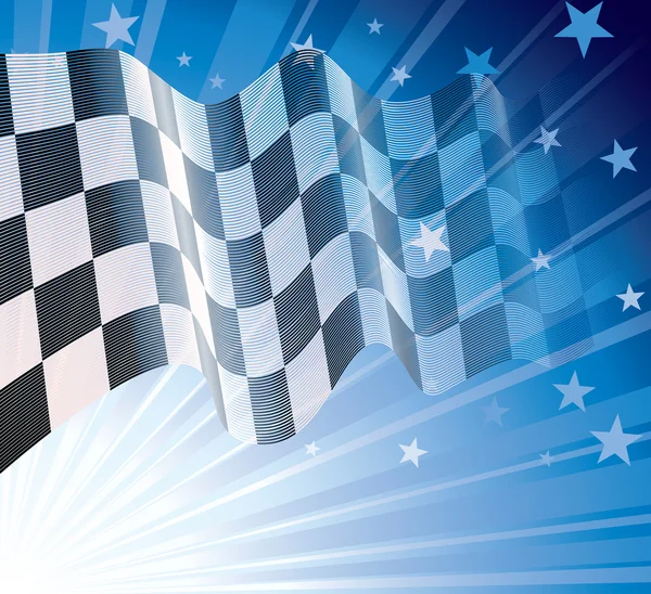 Checkered flag — Stock Vector