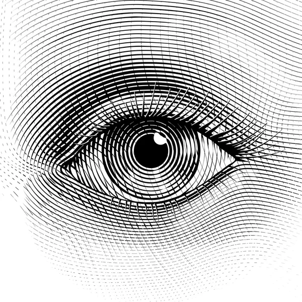 Vector eye — Stock Vector