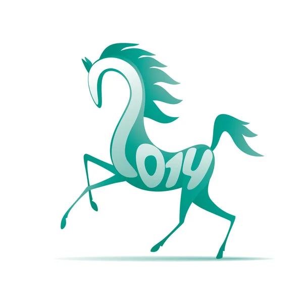 Cavalo 2014 Ilustrações De Stock Royalty-Free
