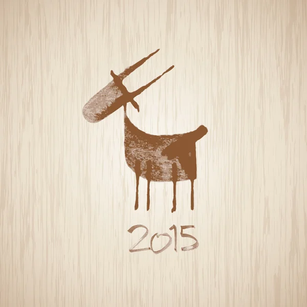 Année de la chèvre — Image vectorielle
