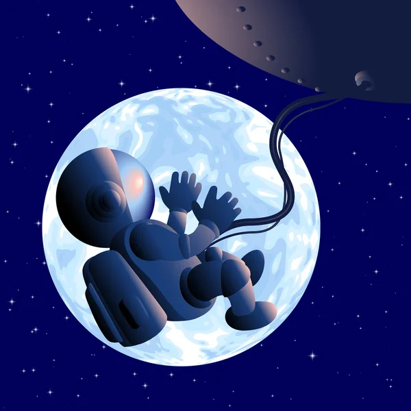 Foetus l'univers — Image vectorielle