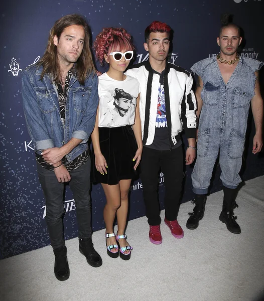 Dnce, Joe Jonas, Jinjoo Lee, Cole Whittle, Jack Lawless — Foto Stock