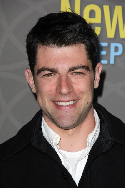 Max Greenfield "új lány" — Stock Fotó