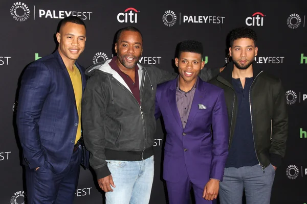 Trai Byers, Lee Daniels, Bryshere Y. szary, Jussie Smollett — Zdjęcie stockowe