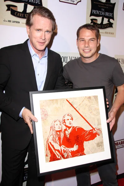 Cary Elwes, Shepard Fairey — Stockfoto