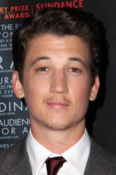 Miles teller – stockfoto