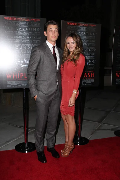 Miles-teller, keleigh sperry — Stockfoto