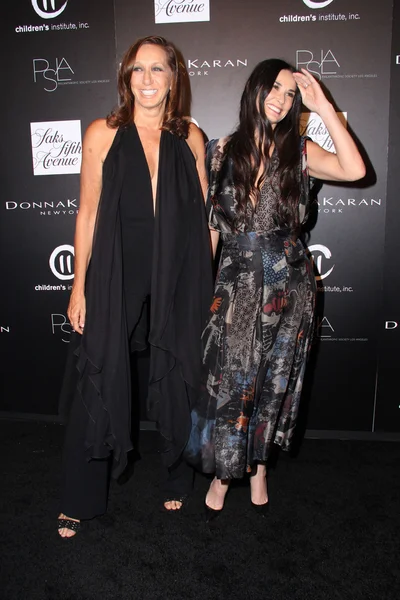 Donna Karan, Demi Moore — Stock fotografie