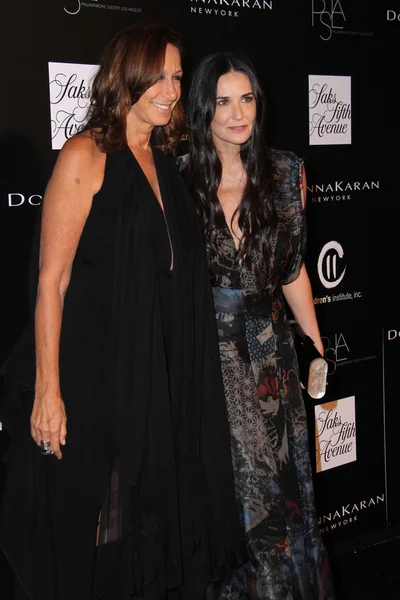 Donna Karan, Demi Moore — Foto de Stock