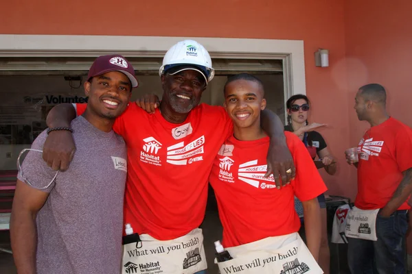 Larenz Tate, Glynn Turman, Donis Leonard Jr. . — Fotografia de Stock