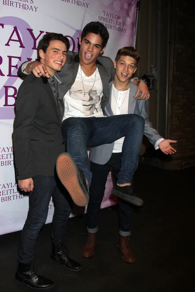 Kelly de esmeril, Ricky Garcia, Jon Klaasen — Fotografia de Stock