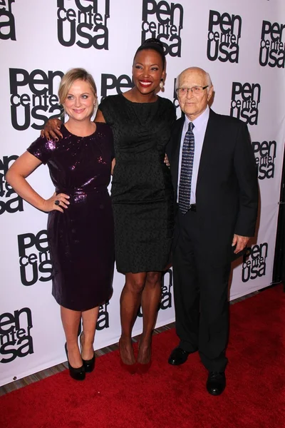 Amy Poehler, Norman Lear, Aisha Tyler — Stock Photo, Image