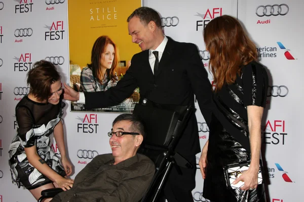 Kristen Stewart, Richard Glatzer, Wash Westmoreland, Julianne Moore — Stock Photo, Image