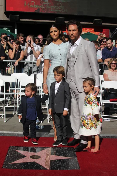 Matthew McConaughey, Camila Alves McConaughey — Stock Photo, Image