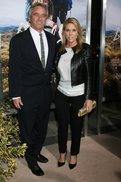 Cheryl Hines, Robert f. Kennedy Jr.. — Stockfoto