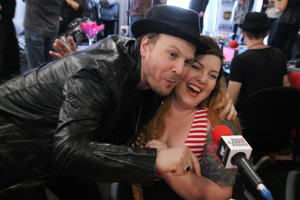 Gavin DeGraw, Mary Lambert — Stock Photo, Image