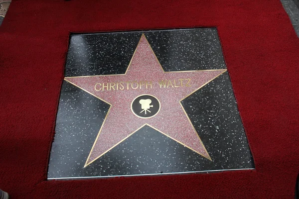 Christoph Waltz estrella — Foto de Stock