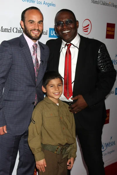 Landon Donovan, Jacob Angel, Randy Jackson — Stock Photo, Image