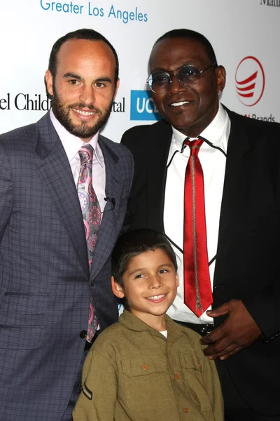 Landon Donovan, Jacob anjo, Randy Jackson — Fotografia de Stock