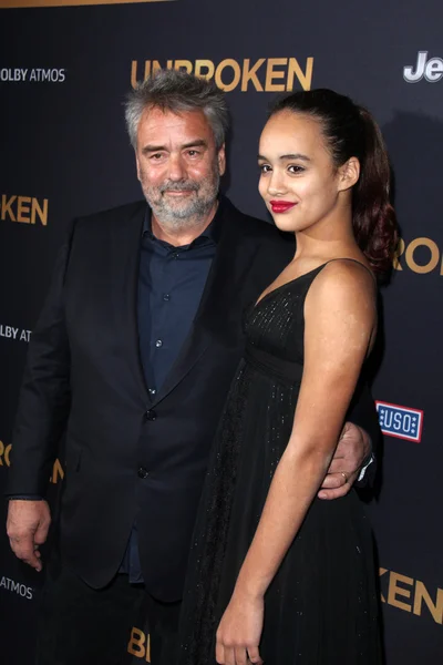 Luc Besson, Daughter — Stock Photo, Image