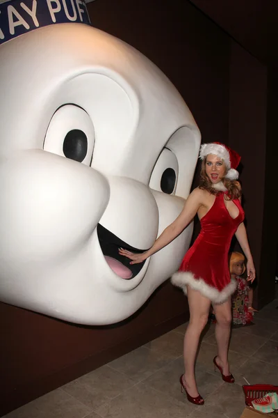 Maitland Ward sexig Santa — Stockfoto