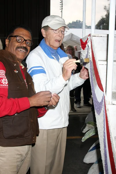 Ted Lange og Bernie Kopell. - Stock-foto