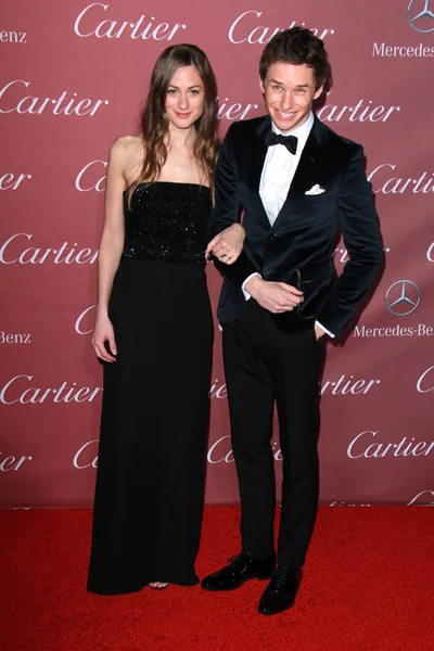 Hannah Bagshawe and Eddie Redmayne — Stock Photo, Image