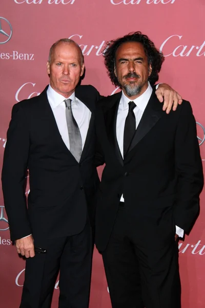 Michael Keaton, Alejandro Gonzalez Inarritu — Stok fotoğraf