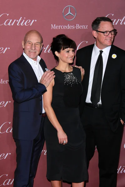 Patrick Stewart, Carla Gugino, Matthew Lillard — Stock fotografie