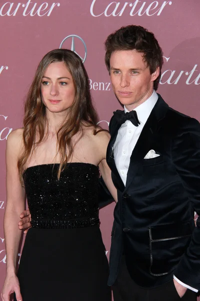 Hannah Bagshawe en Eddie Redmayne — Stockfoto