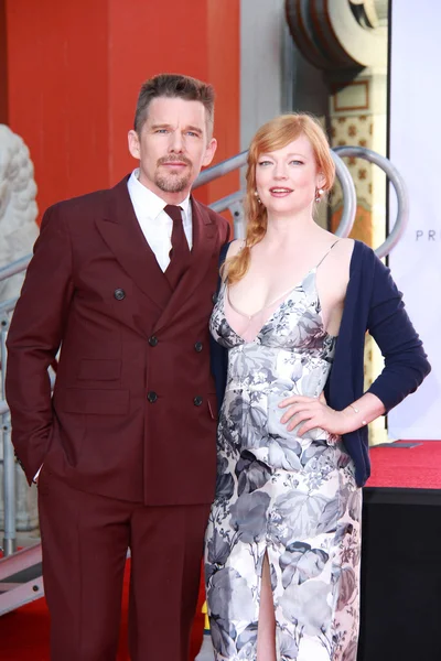 Ethan Hawke, Sarah Snook — Stock Photo, Image