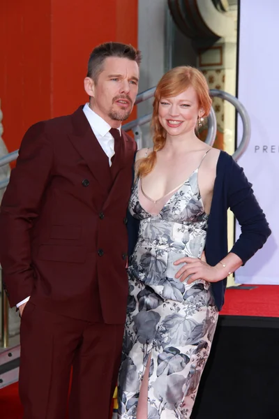 Ethan Hawke, Sarah Snook — Stock Photo, Image