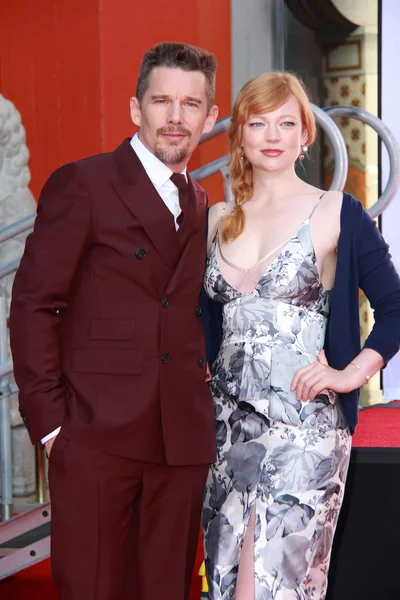 Ethan Hawke, Sarah Snook — Stock Photo, Image