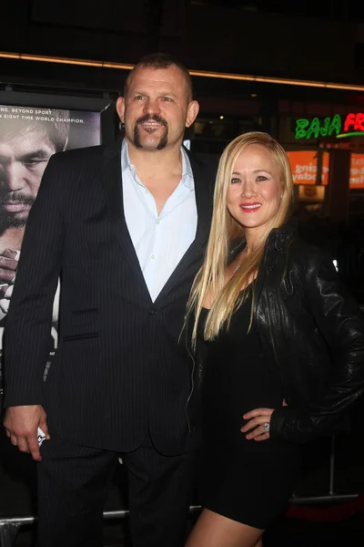 Chuck Liddell, Heidi Liddell — Foto de Stock