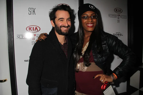 Mya Taylor, Jay Duplass — Foto de Stock