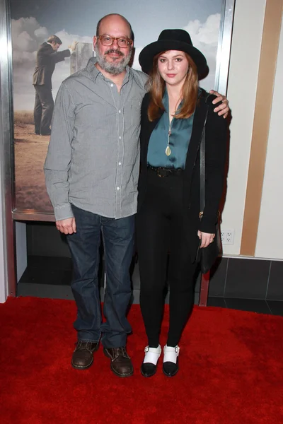 David Cross, Amber Tamblyn — Stock fotografie